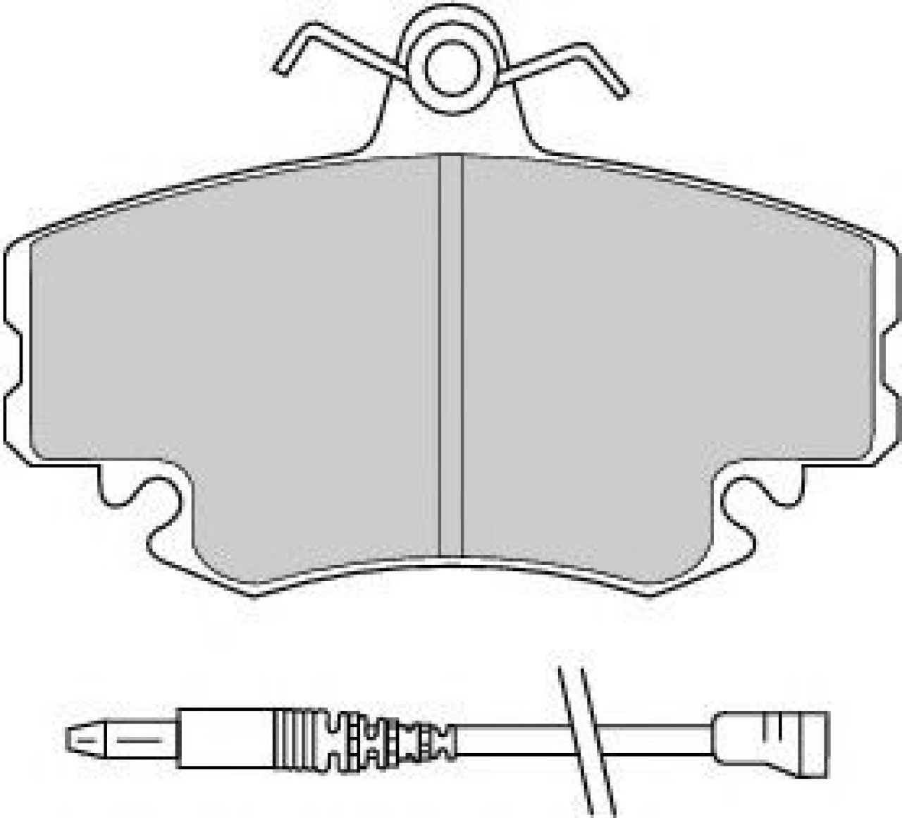 Set placute frana,frana disc DACIA SOLENZA (2003 - 2016) FERODO FDB845 piesa NOUA