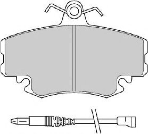 Set placute frana,frana disc DACIA SOLENZA (2003 - 2016) FERODO FDB845 piesa NOUA