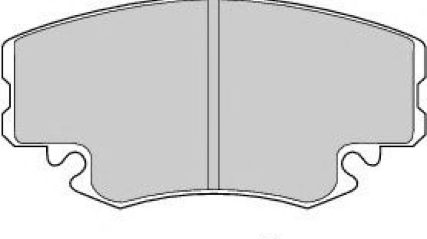 Set placute frana,frana disc DACIA SOLENZA (2003 - 2016) FERODO FDB845 piesa NOUA