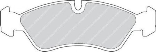 Set placute frana,frana disc DAEWOO CIELO (KLETN) (1995 - 1997) FERODO FDB584 piesa NOUA