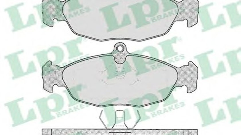 Set placute frana,frana disc DAEWOO CIELO limuzina (KLETN) (1995 - 2008) LPR 05P599 piesa NOUA