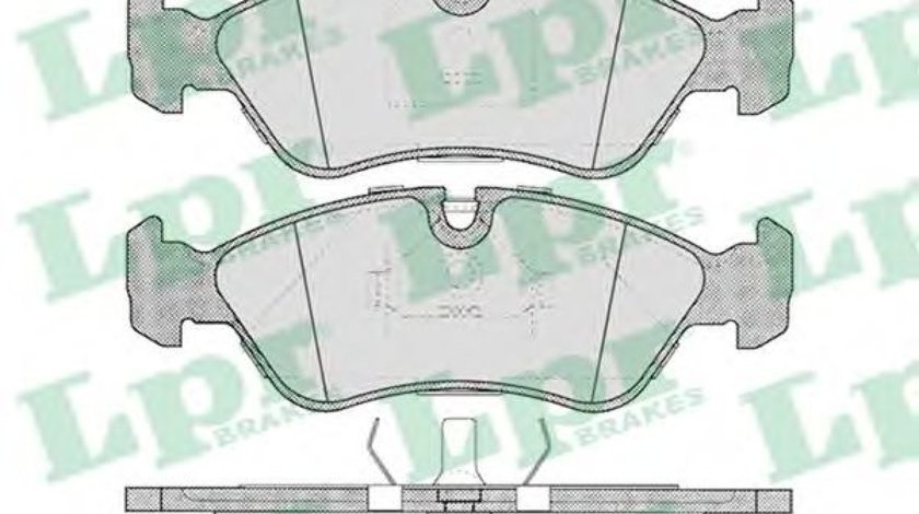 Set placute frana,frana disc DAEWOO ESPERO (KLEJ) (1991 - 1999) LPR 05P304 piesa NOUA