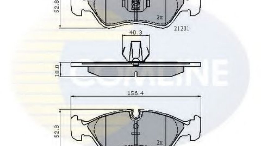 Set placute frana,frana disc DAEWOO ESPERO (KLEJ) (1991 - 1999) COMLINE CBP01007 piesa NOUA