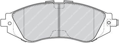 Set placute frana,frana disc DAEWOO LANOS (KLAT) (1997 - 2016) FERODO FDB1116 piesa NOUA