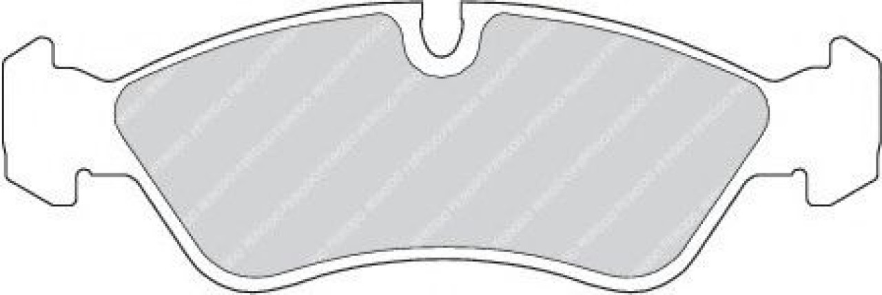 Set placute frana,frana disc DAEWOO LANOS limuzina (KLAT) (1997 - 2016) FERODO FDB584 piesa NOUA