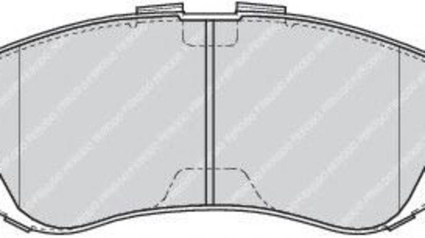 Set placute frana,frana disc DAEWOO LEGANZA (KLAV) (1997 - 2004) FERODO FDB1116 piesa NOUA