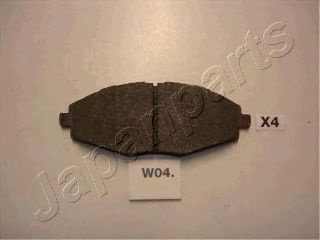 Set placute frana,frana disc DAEWOO MATIZ (KLYA) (1998 - 2016) JAPANPARTS PA-W04AF piesa NOUA