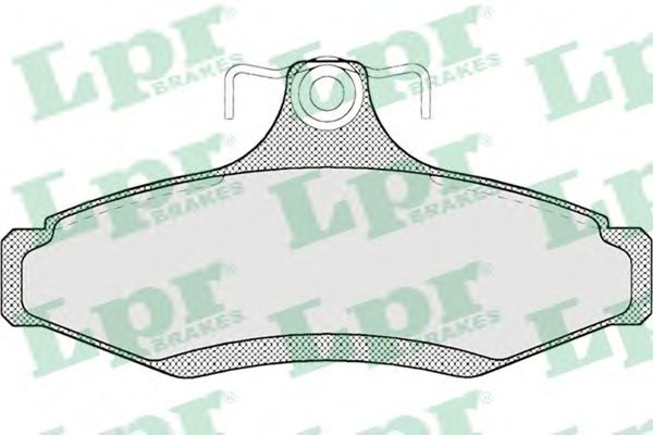 Set placute frana,frana disc DAEWOO NUBIRA Limuzina (KLAJ) (1997 - 2016) LPR 05P694 piesa NOUA