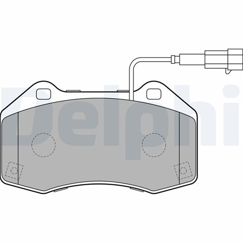 Set Placute Frana,frana Disc Delphi Abarth LP2280