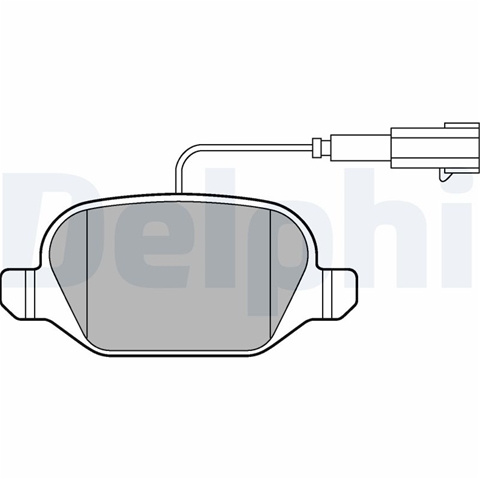 Set Placute Frana,frana Disc Delphi Abarth LP2302