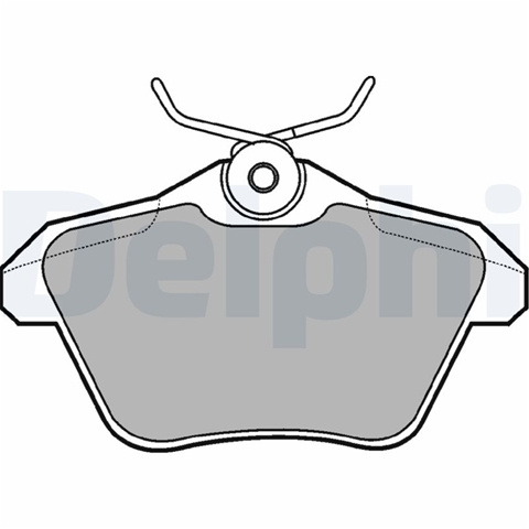 Set Placute Frana,frana Disc Delphi Alfa Romeo LP1018