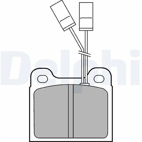 Set Placute Frana,frana Disc Delphi Alfa Romeo LP477