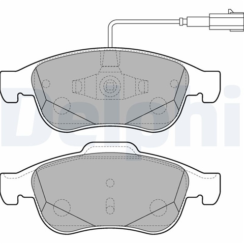 Set Placute Frana,frana Disc Delphi Alfa Romeo LP2220