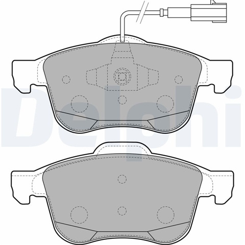 Set Placute Frana,frana Disc Delphi Alfa Romeo LP2241