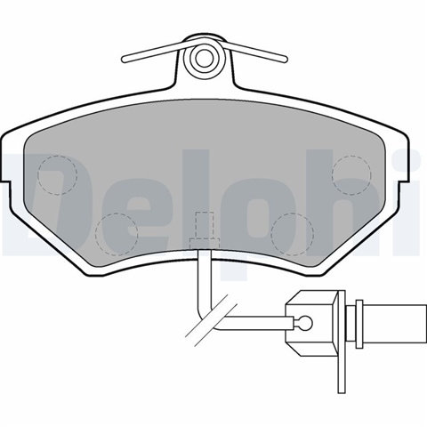 Set Placute Frana,frana Disc Delphi Audi LP1631
