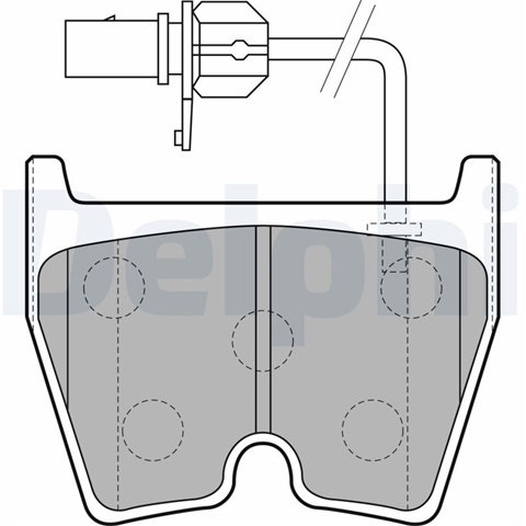Set Placute Frana,frana Disc Delphi Audi LP1856