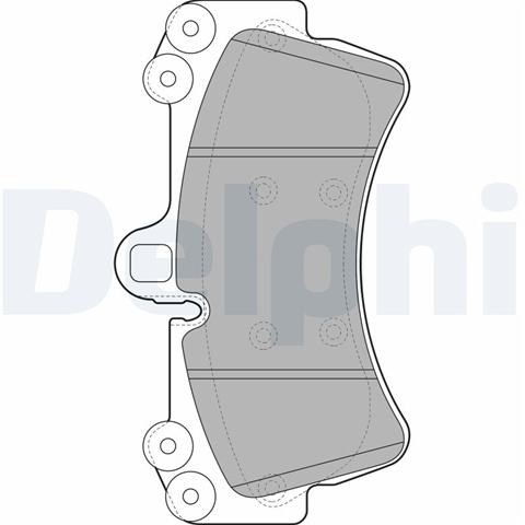 Set Placute Frana,frana Disc Delphi Audi LP1997