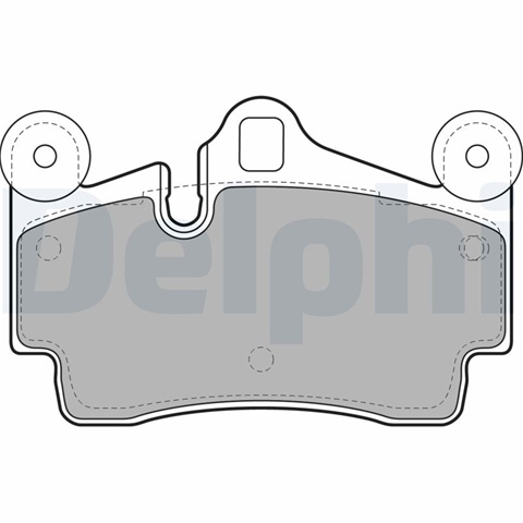 Set Placute Frana,frana Disc Delphi Audi LP1998