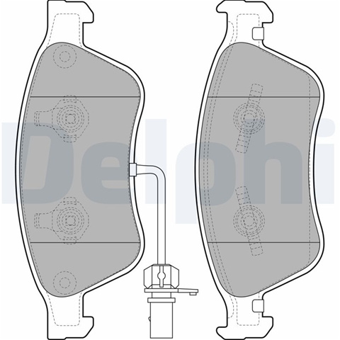 Set Placute Frana,frana Disc Delphi Audi LP2072