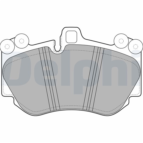Set Placute Frana,frana Disc Delphi Audi LP2116