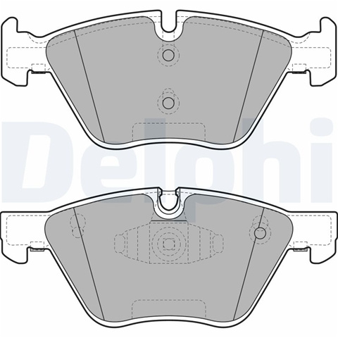 Set Placute Frana,frana Disc Delphi Bmw LP1960