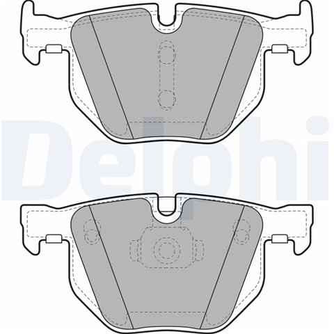 Set Placute Frana,frana Disc Delphi Bmw LP2068