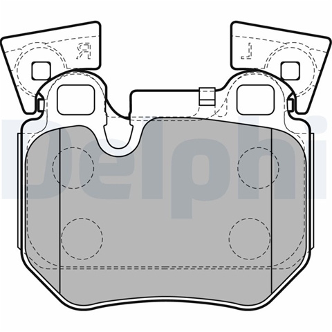 Set Placute Frana,frana Disc Delphi Bmw LP2121