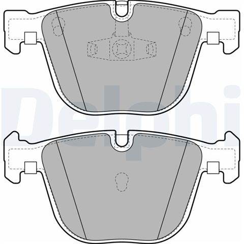 Set Placute Frana,frana Disc Delphi Bmw LP2141
