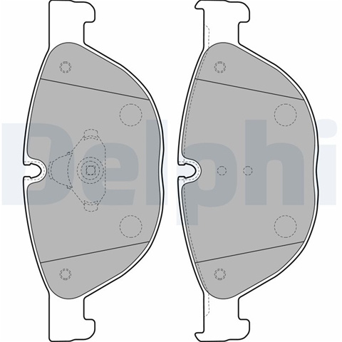 Set Placute Frana,frana Disc Delphi Bmw LP2189