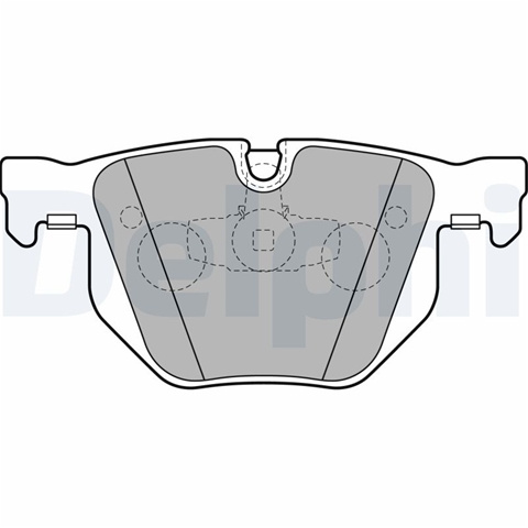 Set Placute Frana,frana Disc Delphi Bmw LP2256