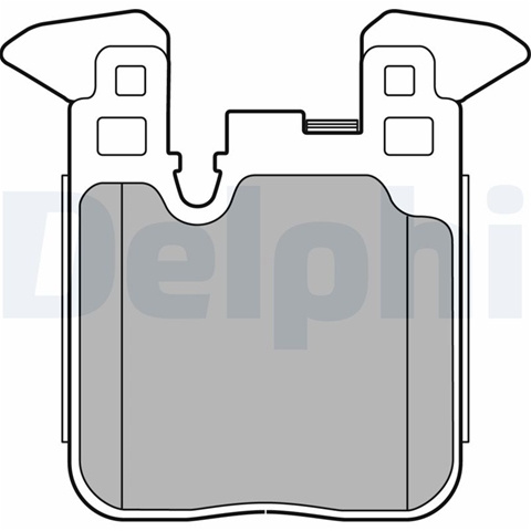 Set Placute Frana,frana Disc Delphi Bmw LP2660