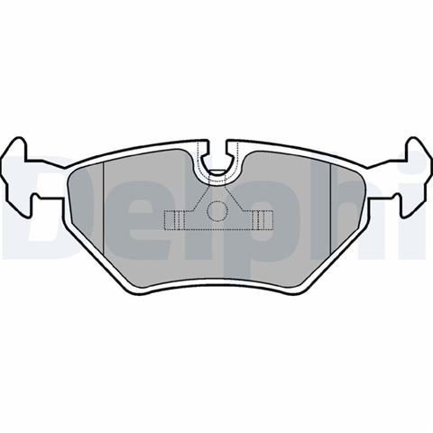 Set Placute Frana,frana Disc Delphi Bmw LP555