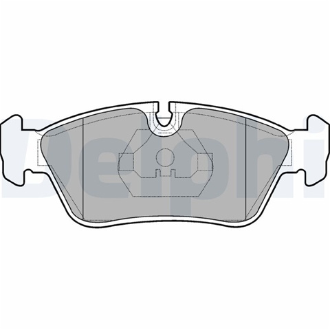 Set Placute Frana,frana Disc Delphi Bmw LP710