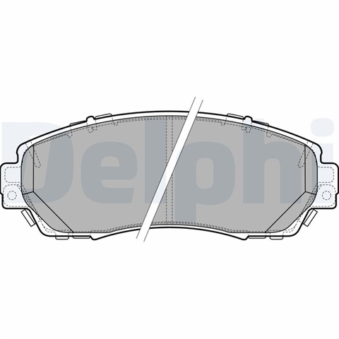 Set Placute Frana,frana Disc Delphi Changan (Chana) LP2710
