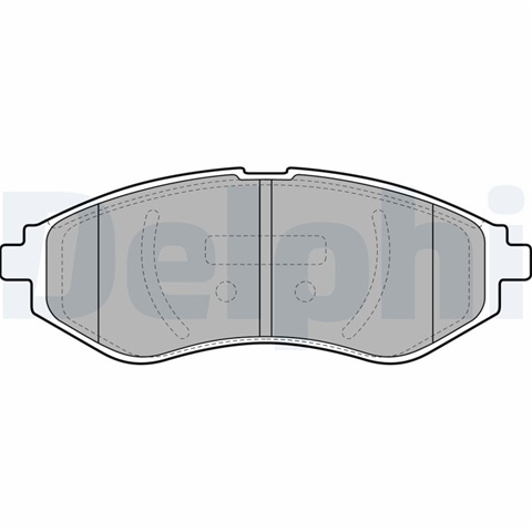 Set Placute Frana,frana Disc Delphi Chevrolet LP1895
