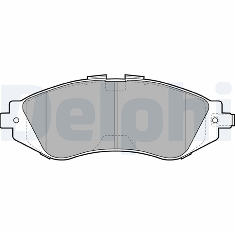 Set Placute Frana,frana Disc Delphi Chevrolet LP1304