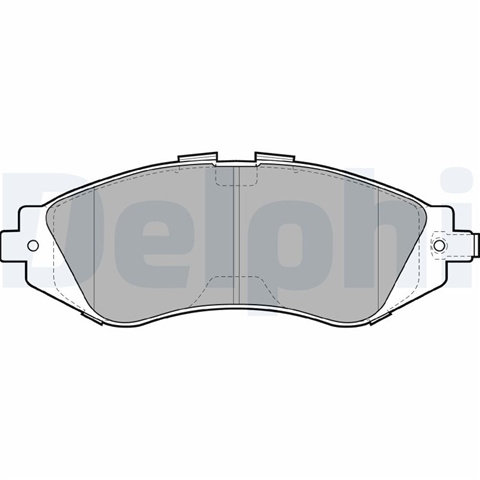 Set Placute Frana,frana Disc Delphi Chevrolet LP1304