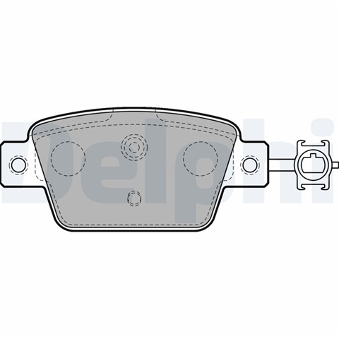 Set Placute Frana,frana Disc Delphi Chrysler LP2486