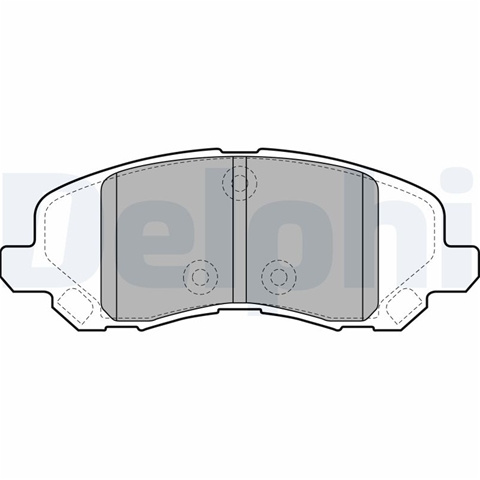 Set Placute Frana,frana Disc Delphi Chrysler LP2038
