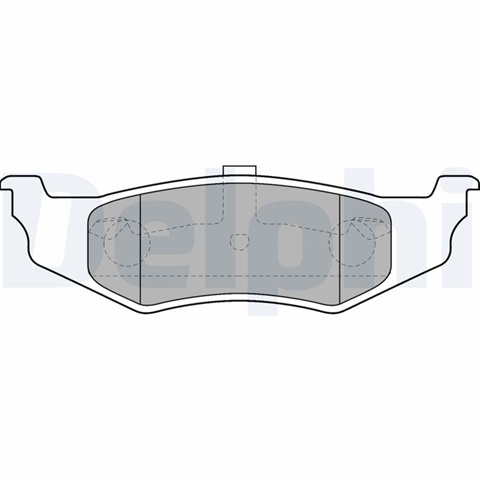 Set Placute Frana,frana Disc Delphi Chrysler LP1515
