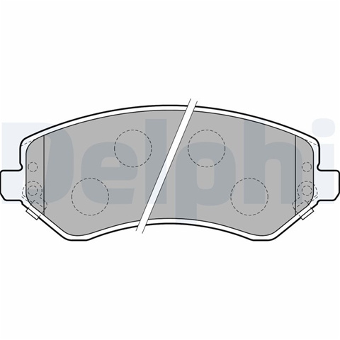 Set Placute Frana,frana Disc Delphi Chrysler LP1773