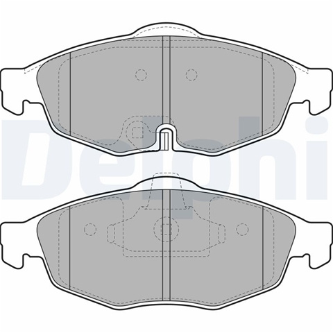 Set Placute Frana,frana Disc Delphi Chrysler LP1963