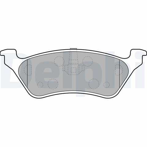 Set Placute Frana,frana Disc Delphi Chrysler LP1694