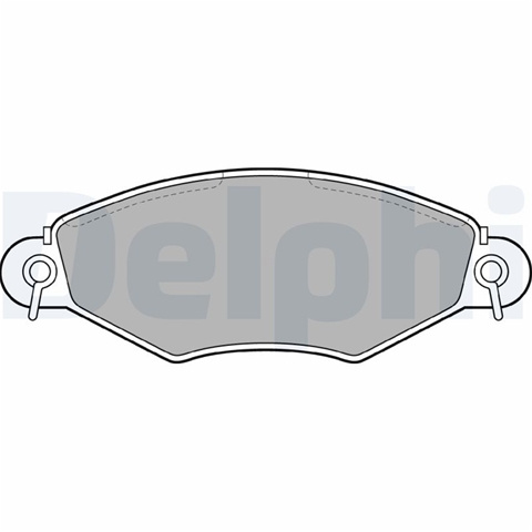 Set Placute Frana,frana Disc Delphi Citroën LP1617