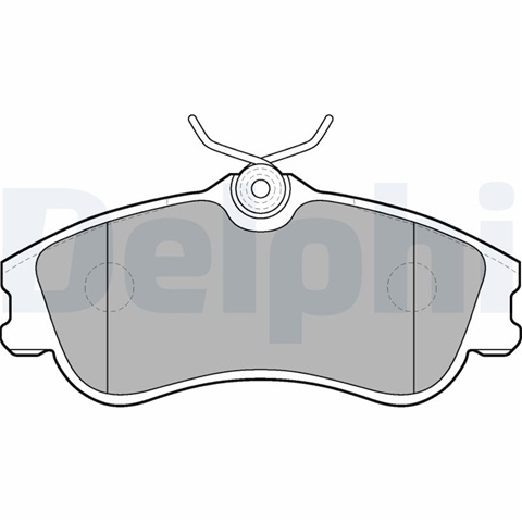 Set Placute Frana,frana Disc Delphi Citroën LP1624