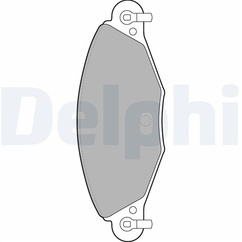 Set Placute Frana,frana Disc Delphi Citroën LP1655