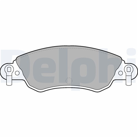Set Placute Frana,frana Disc Delphi Citroën LP1656