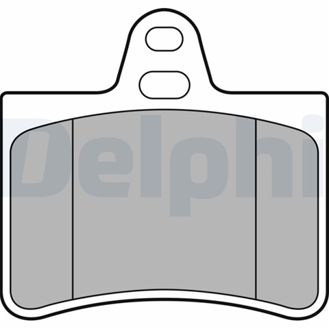 Set Placute Frana,frana Disc Delphi Citroën LP1680