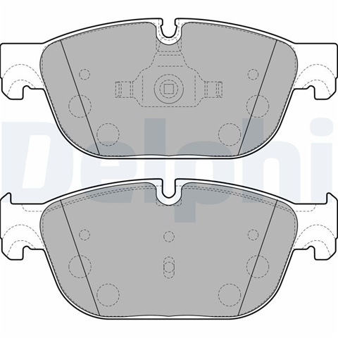 Set Placute Frana,frana Disc Delphi Citroën LP2198