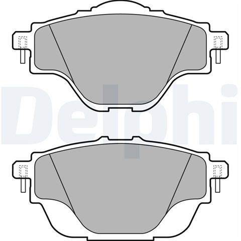 Set Placute Frana,frana Disc Delphi Citroën LP2509